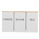 thumbnail image 1 of 3 botes de cocina para encimera, bote de hierro para té, tarro hermético para café, granos y hojas de té, 1 of 7