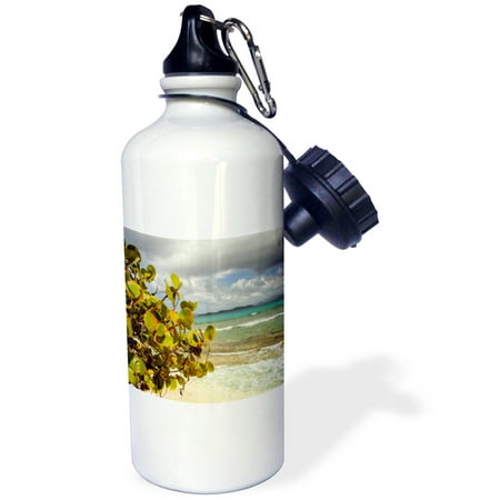 3dRose USVI, St.Thomas, St. John Bay, Sapphire Beach-CA37 CMI0054 - Cindy Miller Hopkins, Sports Water Bottle, (Best Hiking St John Usvi)