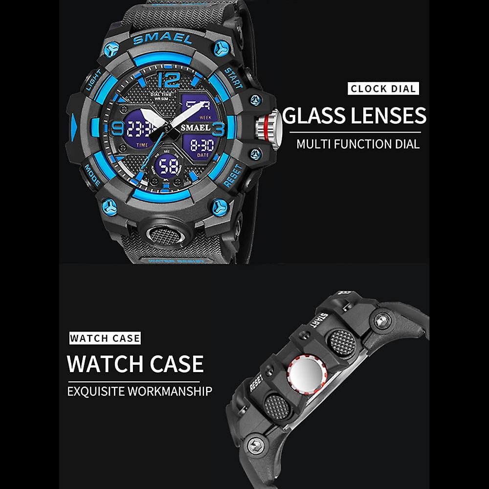 Smael 8008 Outdoor Sports Luminous Men Watch Orange Walmart