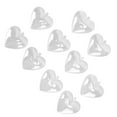 thumbnail image 1 of Adornos de Plástico en Forma de Corazón Rellenables Transparentes, Manualidad DIY, Decoraciones para Árboles de NaviDad, 1 of 7