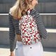 thumbnail image 5 of Disketp Red Food print Canvas Backpack Lightweight Travel Daypack Student Rucksack Laptop Backpack-, 5 of 5