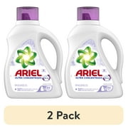 (2 pack) Ariel Ultra Concentrated with Febreze Liquid Laundry Detergent, Spring Floral, 92 oz, 64 Loads