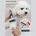 thumbnail image 4 of Pet Grooming Rake, Metal Comb and Flea Comb for Cats and Dogs, Double-Sided Dematting Tool, Extra-Wide Deshedding Brush for Long Hair Pets, 4 of 5