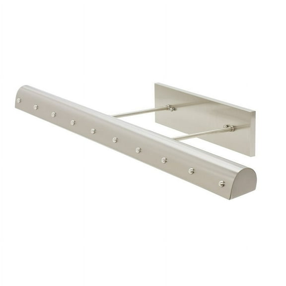 House of Troy Traditional 36' Ledz Picture Light w/Ball Motif, Satin Nickel