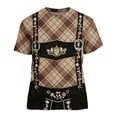 thumbnail image 2 of Bavarian German Oktoberfest Themed T Shirt Mens Short Sleeve Beer Festival Party Costume, 2 of 4