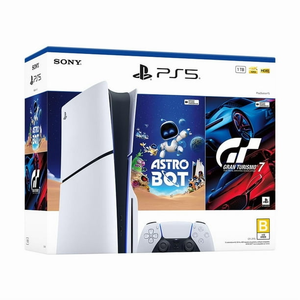 Consola PlayStation 5 1 TB más Astro Bot y Gran Turismo 7