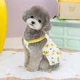 thumbnail image 2 of Adorable Pet Clothes for Cats & Small Dogs - Charming Spring & Autumn Wear Floral Halter Dress, 2 of 6
