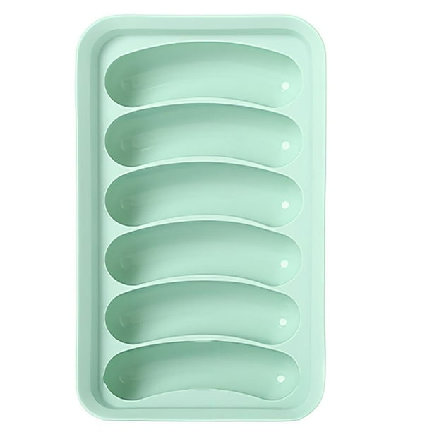 Bearachild Molde de silicona para salchichas, molde antiadherente para perros calientes, molde para hacer salchichas domésticas con resistencia a altas Utensilios de cocina Verde No.01 Bearachild HA027027-01