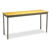 Utility Table Rectangular 60W X 18D X 30H Oak/Brown | Total Quantity: 1