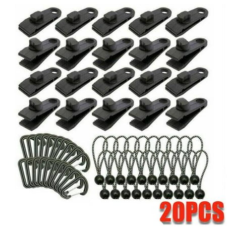 

20x Planenhalter Planen Befestigung Klemme Clips Spanner Für-Zelt Abdeckplane