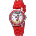 thumbnail image 2 of Reloj Mickey Mouse MK1239 Time Teacher de Disney Kids con correa de goma roja Accutime Accutime, 2 of 2