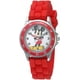 thumbnail image 2 of Reloj Mickey Mouse MK1239 Time Teacher de Disney Kids con correa de goma roja Accutime Accutime, 2 of 2