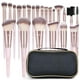 thumbnail image 1 of Set de brochas de maquillaje MAGEFY, 22 unidades, cerdas sintéticas, color rosa dorado, 1 of 9