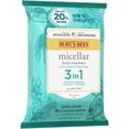 thumbnail image 3 of Burts Bees Micellar 3 in 1 Facial Towelettes with Coconut and Lotus Water, 36 Count, 3 of 14