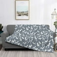 thumbnail image 2 of Fuzoiu Poodle Dog Print Flannel Blanket,Throw Blanket,Flannel Home Decor,Fleece Bed Blankets,Cozy Soft Blanket for Bed, Sofa, Camping, and Travel-80"x60", 2 of 6