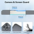 thumbnail image 4 of with Magnetic Invisible Stand Phone Case for iPhone 12 Pro Max 6.7 inches, Silicone Compatible with Magsafe Military Grade Full Camera Protection Phone Covers for Women Men(Gray), 4 of 14