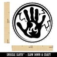 thumbnail image 2 of Sorcerer Elemental Fire Magic Self-Inking Rubber Stamp Ink Stamper - Purple Ink - Medium 1 Inch, 2 of 7