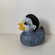 thumbnail image 2 of Unique Resin Duck Sculpture, Horror movie character series duck evil funny duck party desktop resin ornament (Flat billed duck), 2 of 5