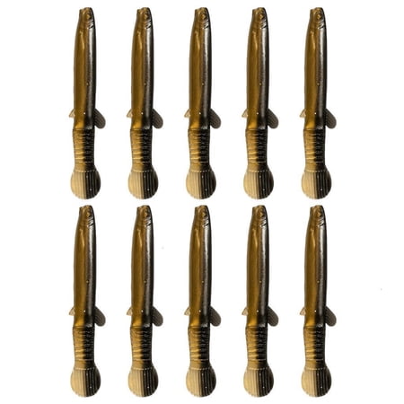 Youthyao 10/20Pcs Multisection Tail Swimbait Lures - Artificial Loach Baits for Saltwater & Freshwater Fishing