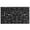 Math Equations Algebra, variant on Math Equations Algebra Symbols Black Pattern Door Rugs,Washable Non Slip Door Mats Indoor,Decorative Door Mats,Entry Mat Indoor for Entrance,Bedroom,Kitchen,Bathroom,16"x47"