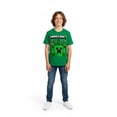 thumbnail image 2 of Minecraft, Boys' & Big Boys' Graphic T-Shirt, Creepers Night, Sizes 4-18, 2 of 5