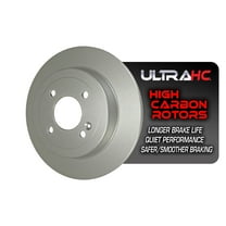 UltraHC Coated High Carbon Brake Rotor, Rear UR003709, Hyundai Accent 2021-2012