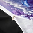 thumbnail image 4 of jejeloiu Purple Floral Ocean Bedding For Girls,Heart Print Duvet Cover Full,Multicolor,Black Reversible,3-Piece,1 Duvet Cover and 2 Pillowcases, 4 of 6