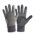 thumbnail image 3 of Dyfzdhu Men Women Non-slip Gloves Winter Plus Velvet Warm Riding Gloves With Buckle Grey, 3 of 4
