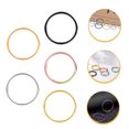 thumbnail image 3 of WASHWEPE Nose Hoops for Women 5Pack Circular Stainless Steel Adjustable Tightness Comfortable Wear, 3 of 7