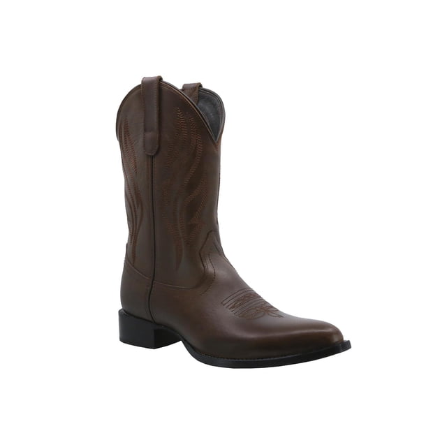 Bota Cowboy de Piel para Hombre Triples Boots modelo Chinipas 36181 Café