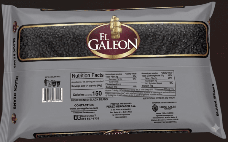 Black Beans El Galeon 14oz
