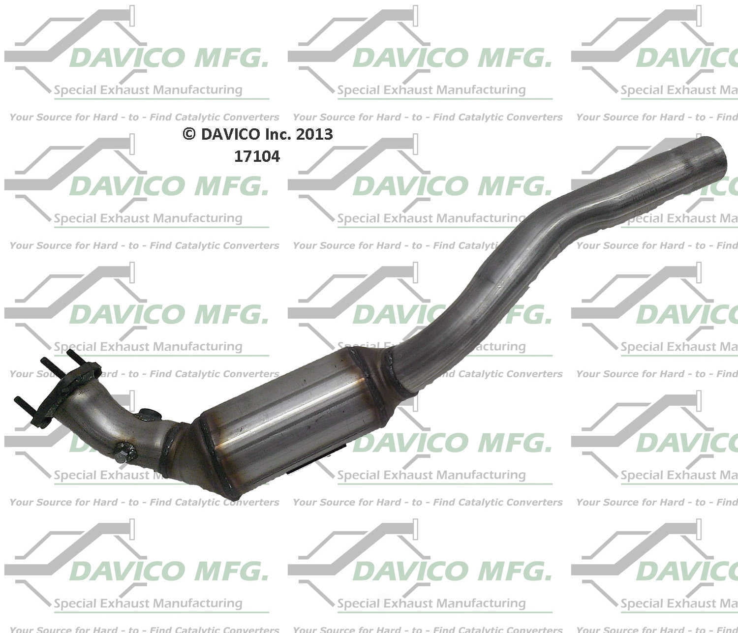 Davico Mfg 17104 Direct-Fit Catalytic Converter