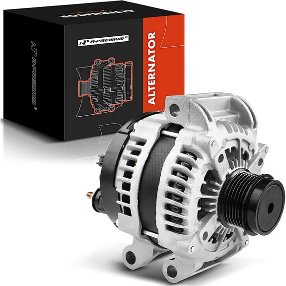 A-Premium Alternator with 12V 180A for Chrysler 300 & Dodge Challenger, Charger & Jeep Grand Cherokee - V8 5.7L