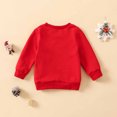 thumbnail image 4 of Sudadera Para Niños Pequeños, Bebés, Niñas, Niños, Estampado Navideño, Manga Larga, Suéter Superior, Suéter Rojo Odeerbi LM103-6556, 4 of 8