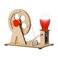 thumbnail image 2 of Educational Hand Crank Power Science for Kids – Interactive Experiment To Explore Electricity Generation and Circuits Decoration, 2 of 7