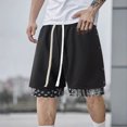 thumbnail image 1 of toraway Men Drawstring Casual Sports Shorts Summer Holiday Surfing Beach Pants L, 1 of 3