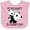 AD-Pink, variant on Inktastic My Daddy's 1st Fathers Day Boys Baby Bib