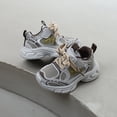 thumbnail image 5 of WNVMWI Toddler Girls Mesh Running Shoes Childrens Platform Sneakers with Hook And Loop Kids Non Slip Shoe Grey Sizs 11, 5 of 5
