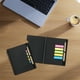 thumbnail image 5 of Notebook With Pen Attached | Writing Pad Journal Memo Notepad | Coil Binding | Stickys Notes Included | Tear-Off Sheets | Thick Quality Paper | 11.6x14.5cm | Red Blue Black Brown, 5 of 6