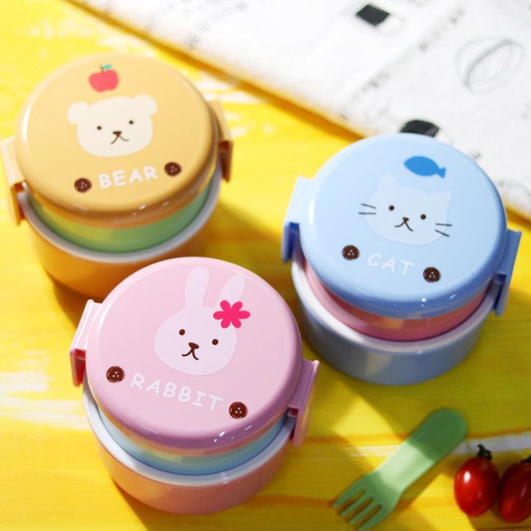 Lunch Box Yellow Children Rabbit