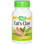 Nature's Way Cat's Claw Bark Dietary Supplement Capsules, 485mg, 100 count