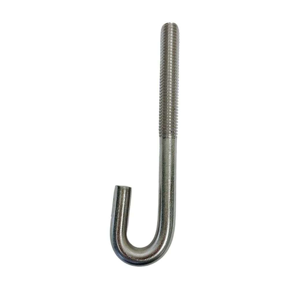 Marine Boat 1/2" x 6" J Bolt Spring Hook J-Bolt J Hook Stainless Steel T316 4Pcs