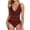 Red, variant on Virmaxy Womes Hollowed Out One-piece Swimsuit Backless Strappy Swimwear Tummy Control Bath Swimsuit for Pool Party Vacation Black L