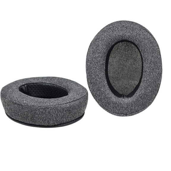 Headphones Ear Pads Cushion Foam Cover Replacement Compatible for Audio-Technica ATH-M50XBT ATH-M50X M40X M30X M20X M10X ATH-ANC9, Headsets Soft Linen  Earpads Ear Cups Cushions Covers