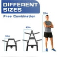 thumbnail image 2 of A-Frame Weight Plate Tree for 1" Olympic Plates - Holds 300 lbs, Dumbbell Rack and Home Gym Storage Stand - Organize Your Workout Area, 2 of 6