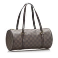 thumbnail image 2 of Pre-Owned Authenticated Louis Vuitton Damier Ebene Papillon 30 Canvas Brown Handbag Top HandleBag Unisex (Good), 2 of 11