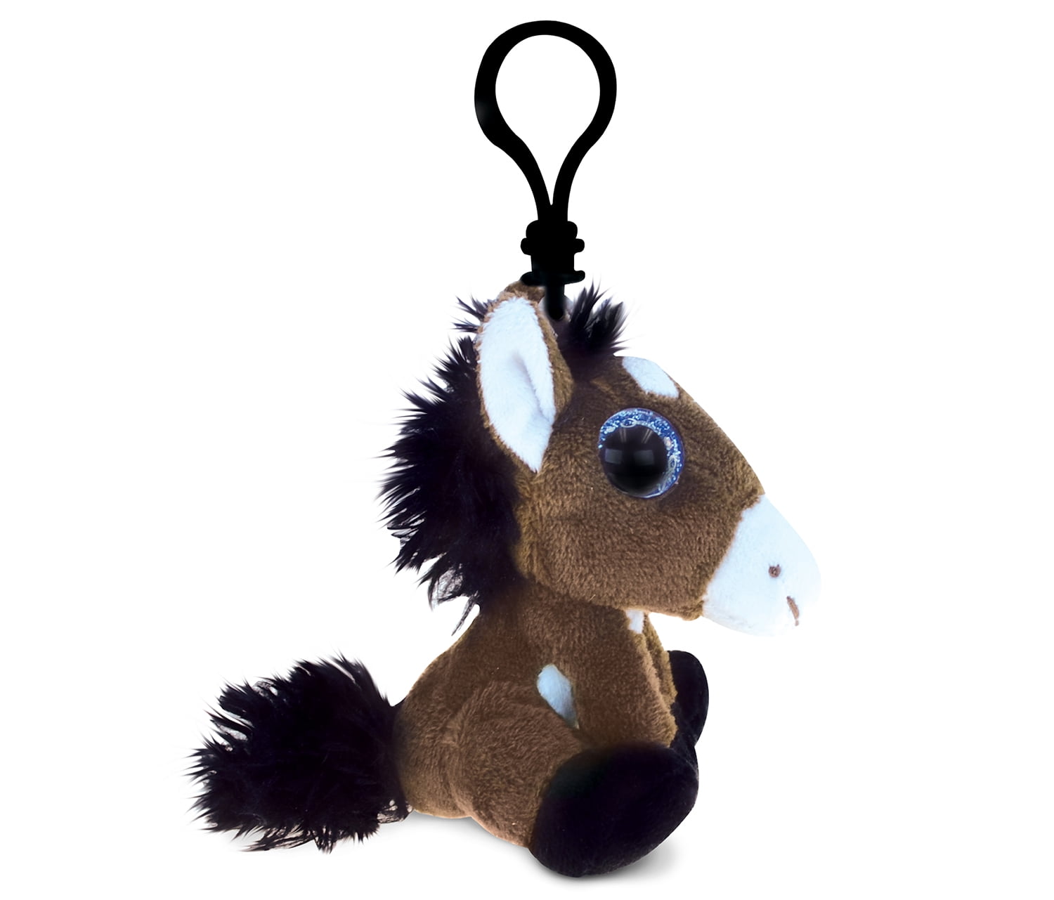 plush horse keyring