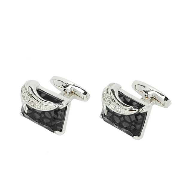 Gold Cufflinks 1 Pair Men Cufflinks Silver Cufflinks Cuff Links Remarkable Clarity Walmart