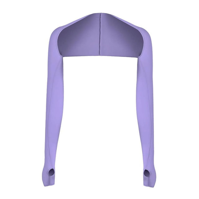 Mantón de enfriamiento avanzado mangas de brazo Sol cómodo y transpirable para mujeres Morado claro Zulema Manga de brazo de mantón de enfriamiento