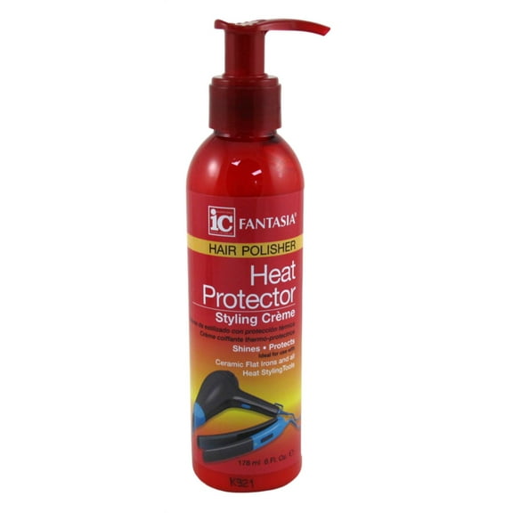 Fantasia Ic Heat Protector Styling Cream Polisher 6 Ounce (178ml) (Pack of 3)